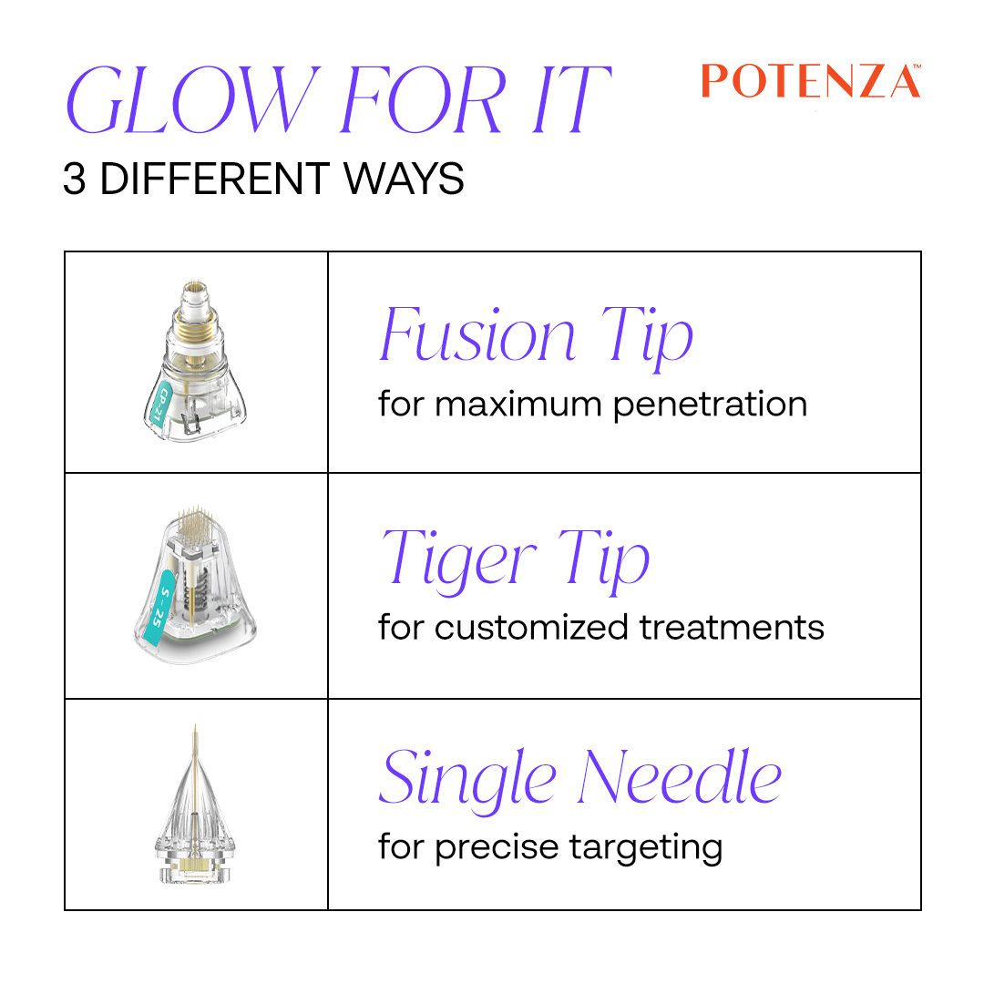 Potenza fine lines and wrinkles removal device
