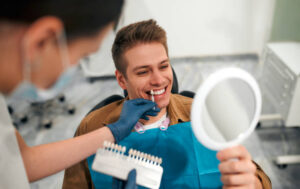 in-clinic teeth whitening - professional teeth whitening clinic