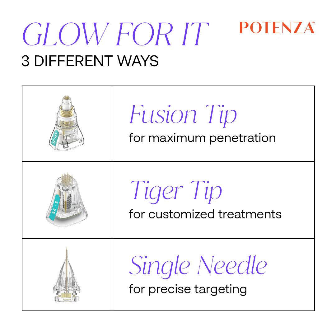 Potenza fine lines and wrinkles removal device